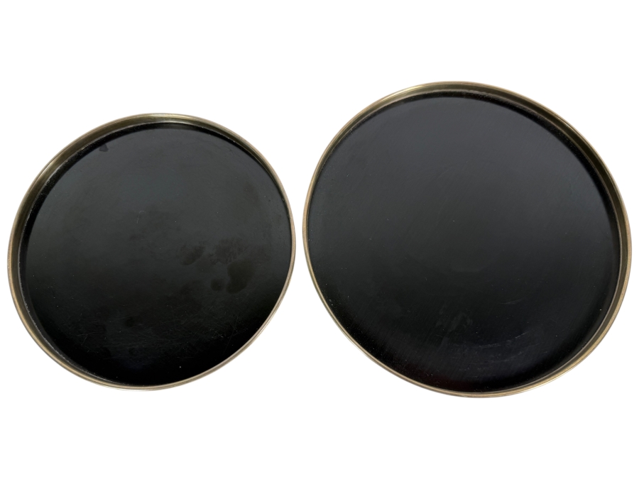 Pair of Gorham Sterling Silver Trivitrays 7.5W and 6.5W