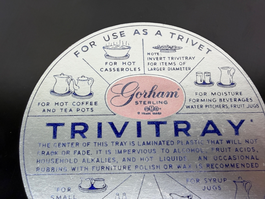 Pair of Gorham Sterling Silver Trivitrays 7.5W and 6.5W [Photo 8]