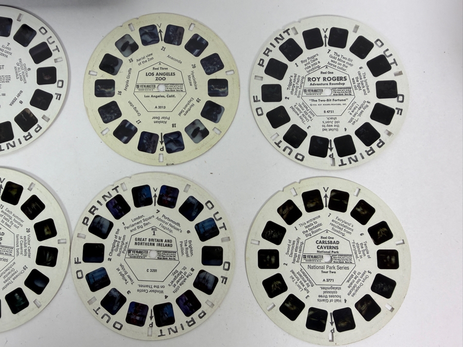 Pair of Sawyer's View-Master Reel Viewers with Approximately 48 View-Master Reels - See Photos [Photo 5]