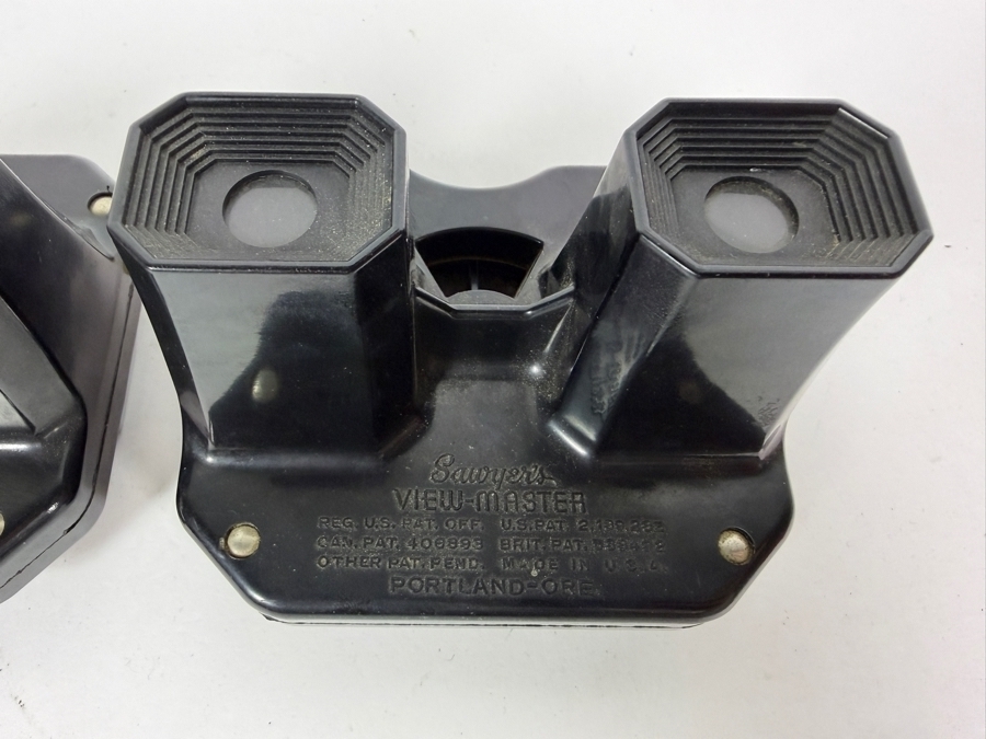 Pair of Sawyer's View-Master Reel Viewers with Approximately 48 View-Master Reels - See Photos [Photo 15]