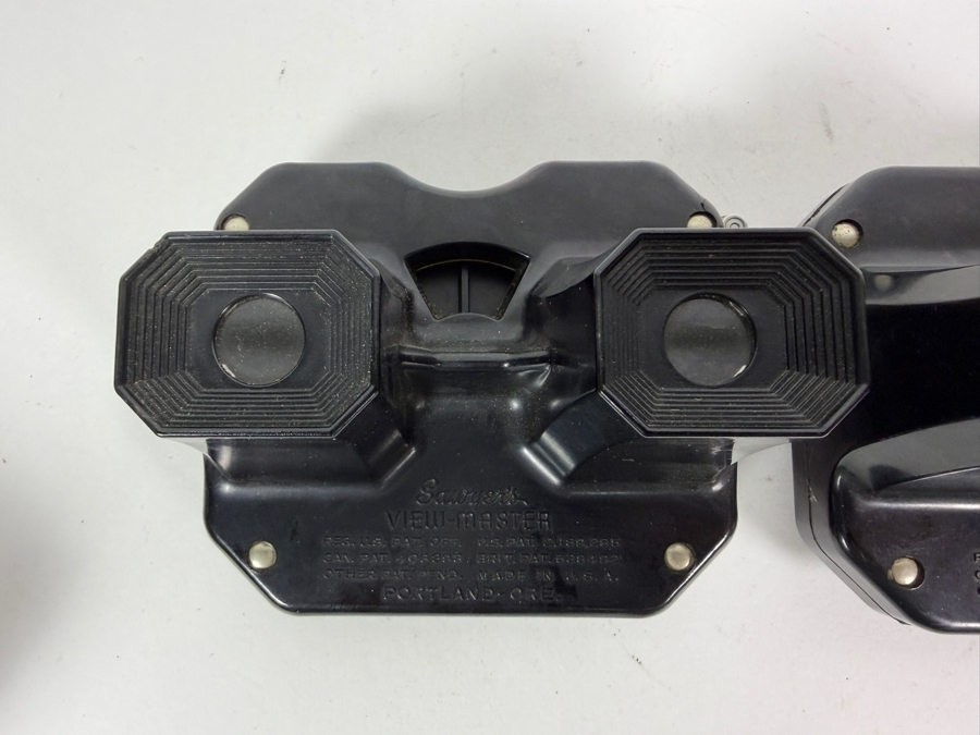 Pair of Sawyer's View-Master Reel Viewers with Approximately 48 View-Master Reels - See Photos [Photo 14]