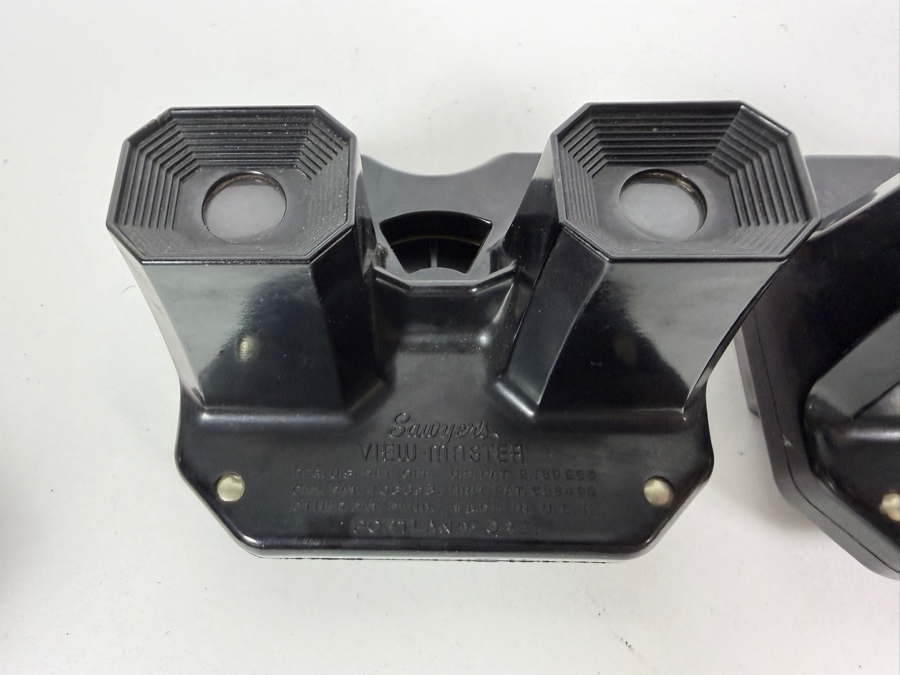 Pair of Sawyer's View-Master Reel Viewers with Approximately 48 View-Master Reels - See Photos [Photo 13]
