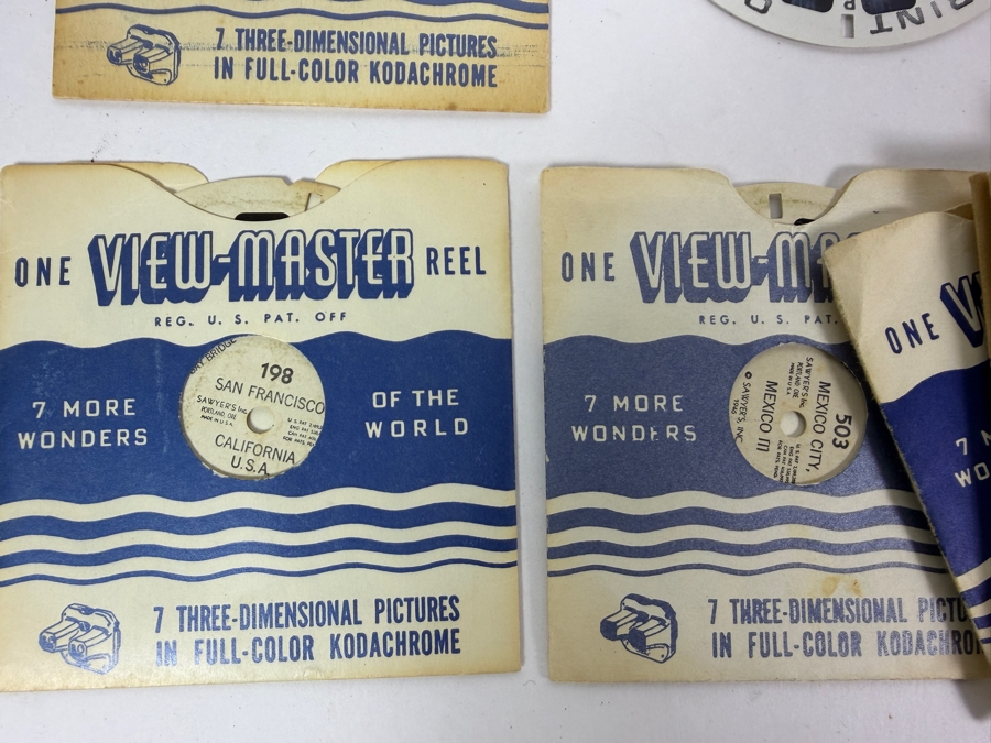 Pair of Sawyer's View-Master Reel Viewers with Approximately 48 View-Master Reels - See Photos [Photo 10]