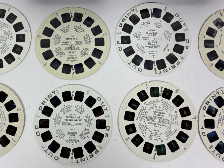 Pair of Sawyer's View-Master Reel Viewers with Approximately 48 View-Master Reels - See Photos [Photo 4]