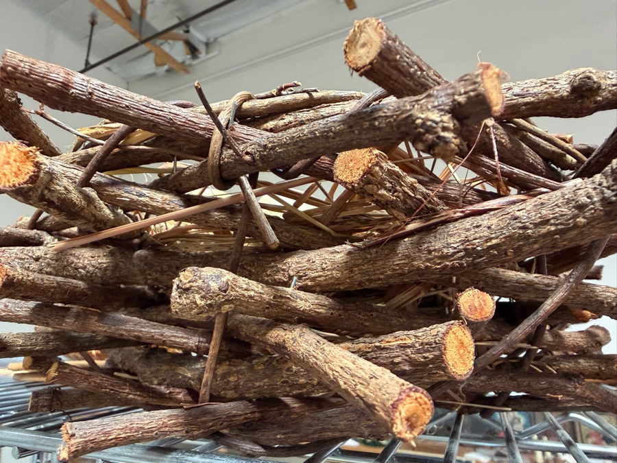 Decorative Twig Bird Nest With Eggs 14W X 5H [Photo 8]