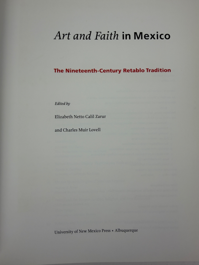 First Edition Softcover Book Art And Faith In Mexico: The Nineteenth-Century Retablo Tradition [Photo 2]