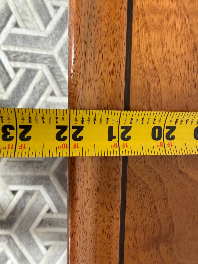 Mid-Century Modern Walnut Drexel Declaration End Table Designed by Kipp Stewart 27 X 22 X 20H [Photo 13]