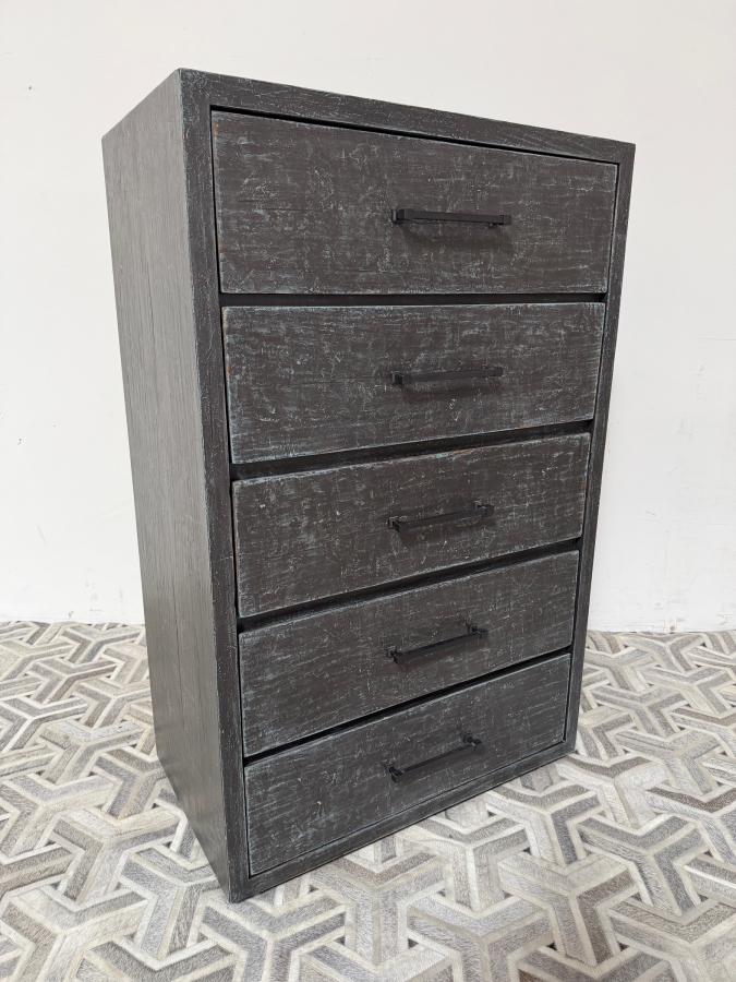 Restoration Hardware 5-Drawer Chest Of Drawer Dresser 36W X 20D X 55.5H [Photo 2]
