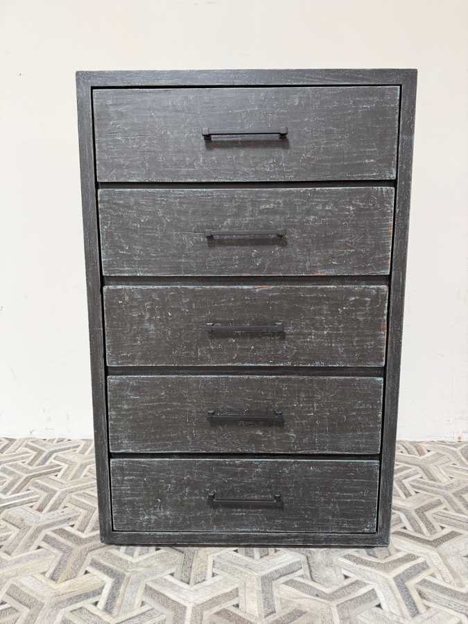 Restoration Hardware 5-Drawer Chest Of Drawer Dresser 36W X 20D X 55.5H [Photo 3]