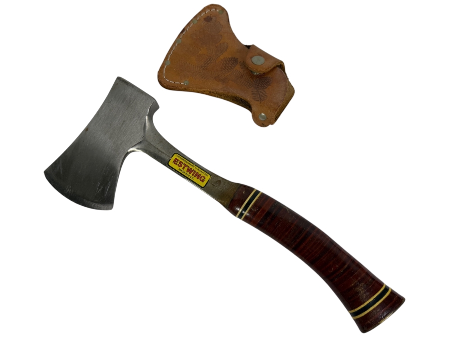 Estwing Sportsman's Axe with Stacked Leather-wrapped Grip 13.5L