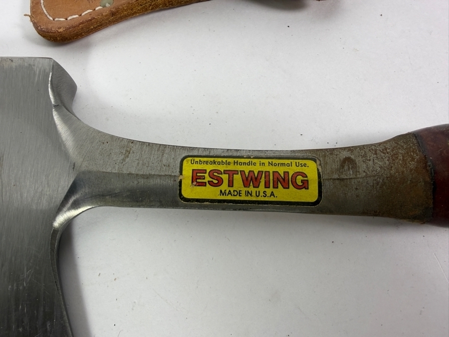 Estwing Sportsman's Axe with Stacked Leather-wrapped Grip 13.5L [Photo 4]