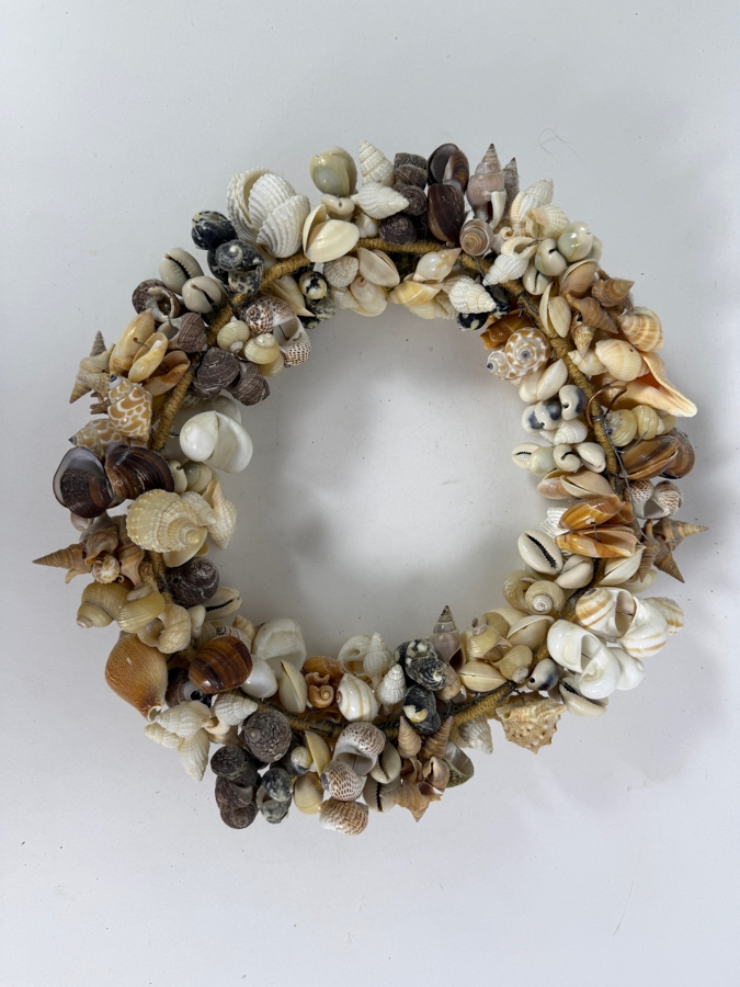 Organic Seashell Wreath 12W [Photo 6]