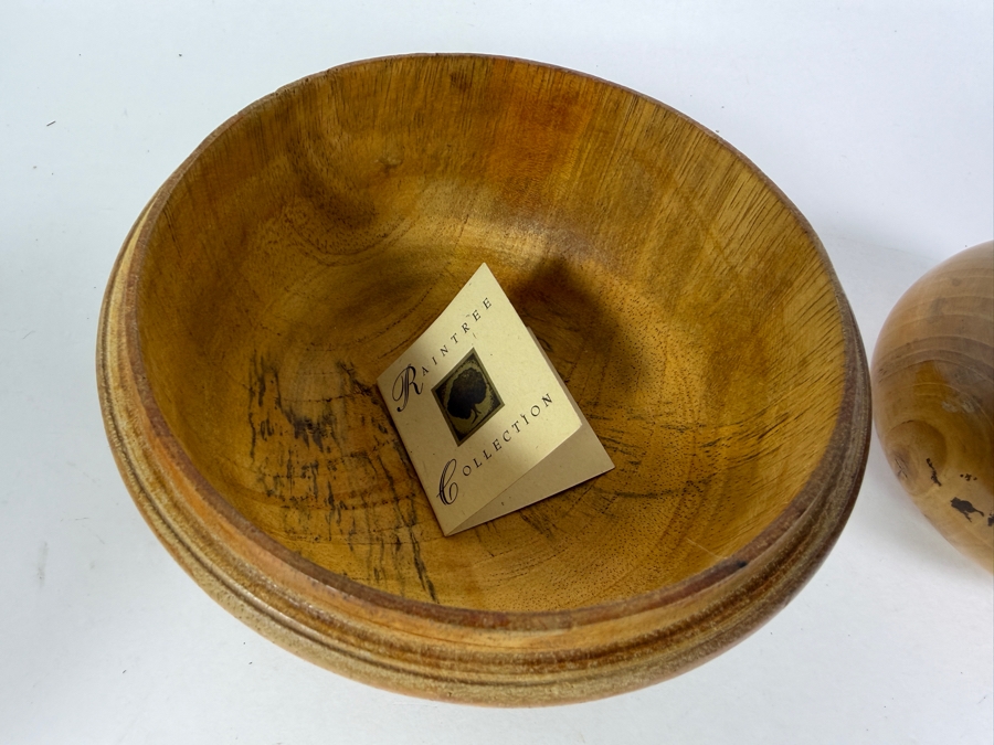 Collection Of Four Handcrafted Wooden Boxes from 4'H to 7.5'H [Photo 9]