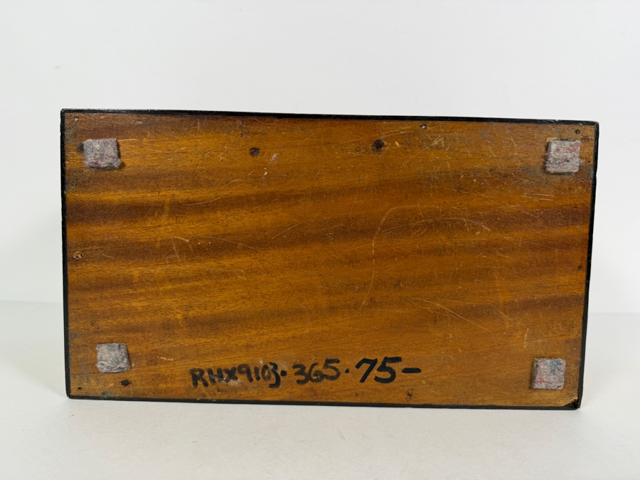 Antique Wooden Box 11W X 6D X 5H [Photo 11]