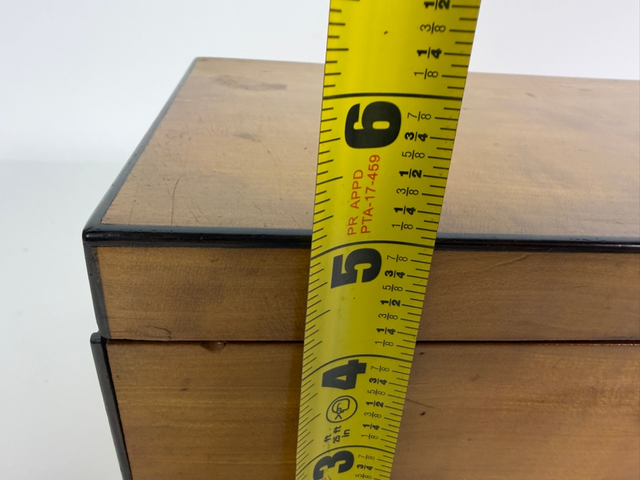 Antique Wooden Box 11W X 6D X 5H [Photo 14]