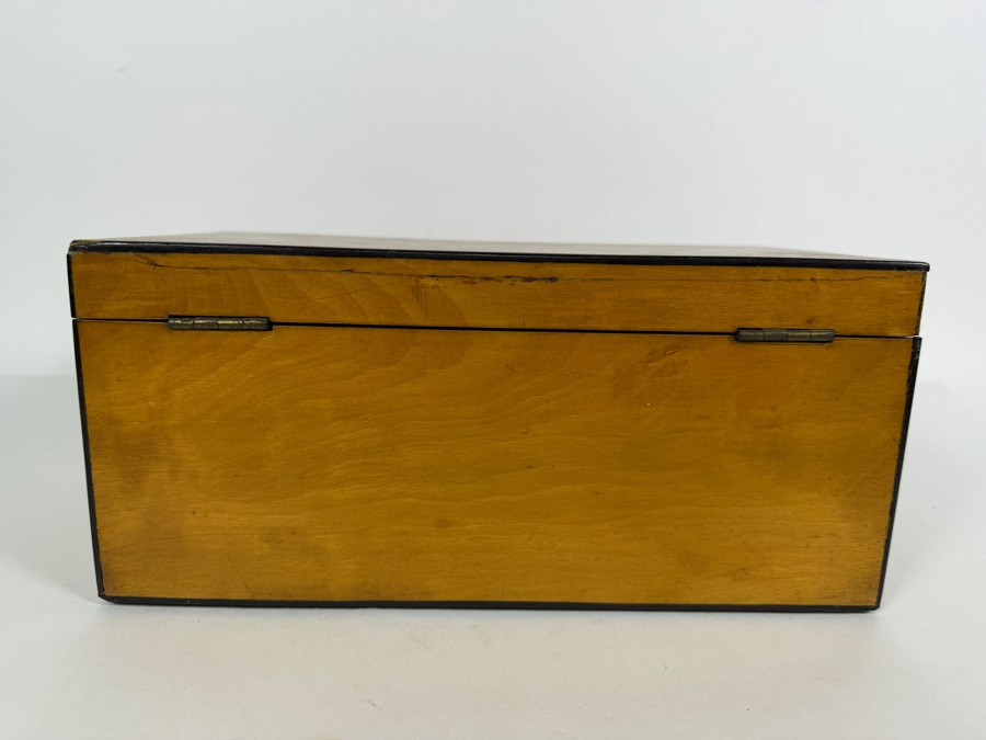 Antique Wooden Box 11W X 6D X 5H [Photo 7]