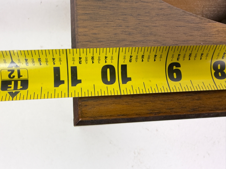 Mid-century Modern 'Gruvwood' Tissue Box made by National Products of Louisville, KY 11W X 6D X 3H [Photo 8]