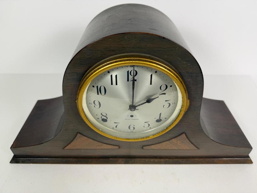 Vintage Seth Thomas Mantel Clock 17.5W X 6D X 9.25H [Photo 3]