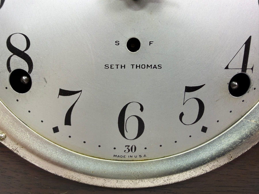 Vintage Seth Thomas Mantel Clock 17.5W X 6D X 9.25H [Photo 5]