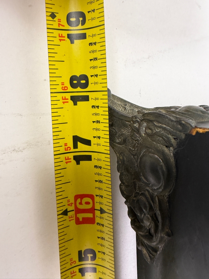 Antique Sessions 8-day, Half-Hour Strike, Cathedral Gong Wooden Faux Marble Mantel Clock Not Working 18W X 6.5D X 11.5H [Photo 14]
