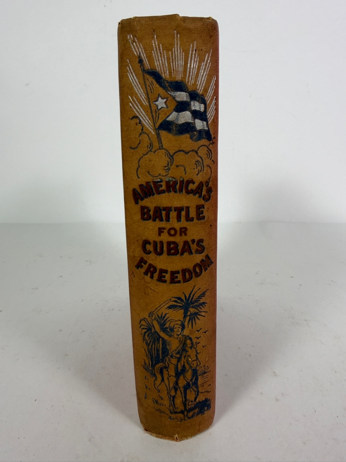 Antique 1898 Hardcover Book America's Battle For Cuba's Freedom [Photo 16]