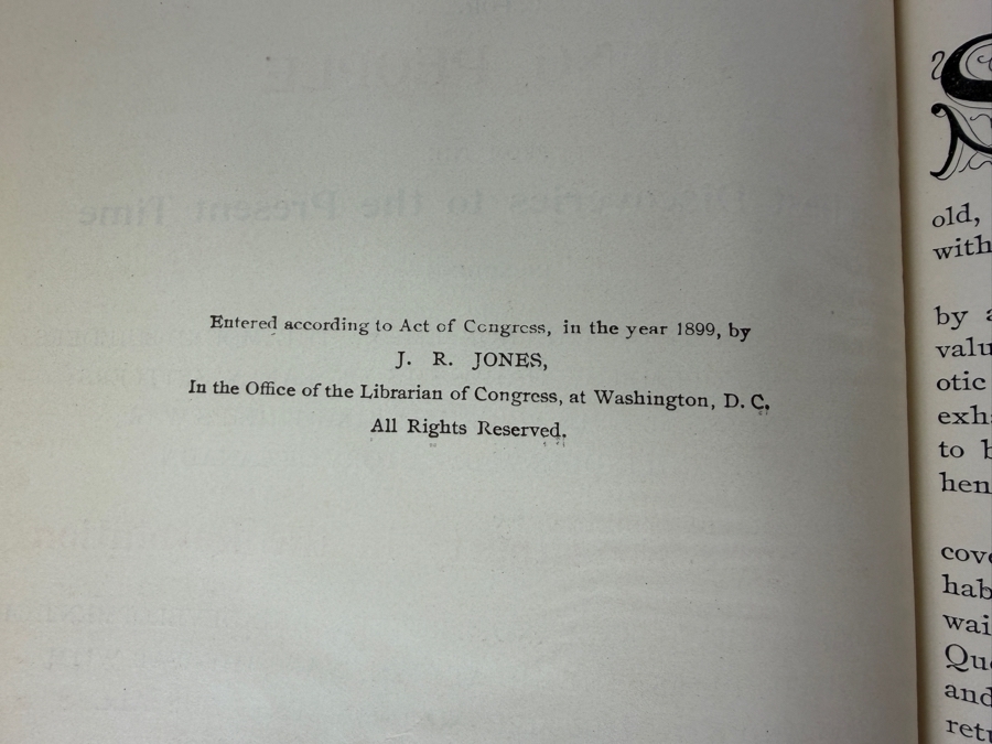 Antique 1899 Hardcover Book Story Of America for Young People from the Earliest Discoveries to the Present Time [Photo 3]