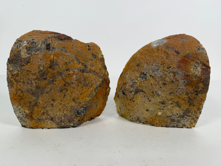 Natural Polished Agate Bookends 5'H [Photo 9]