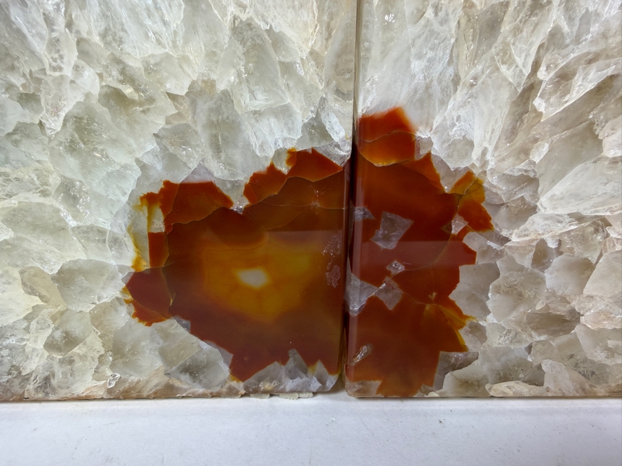 Natural Polished Agate Bookends 5'H [Photo 6]
