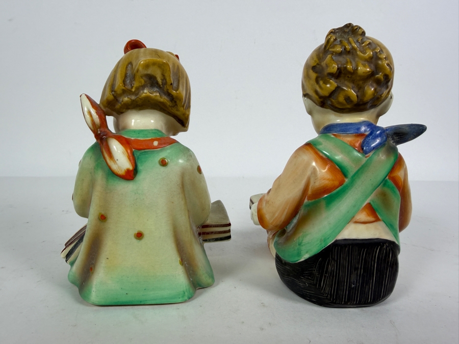 Vintage Porcelain Bookworm Figurines Made in Japan 6'H [Photo 5]