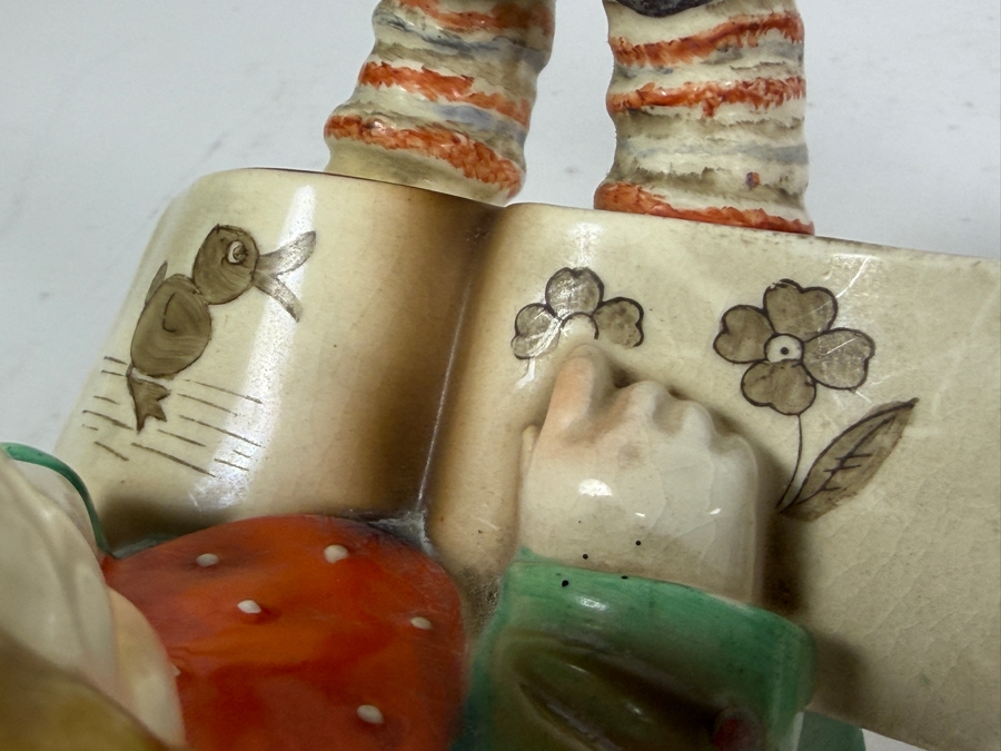 Vintage Porcelain Bookworm Figurines Made in Japan 6'H [Photo 11]