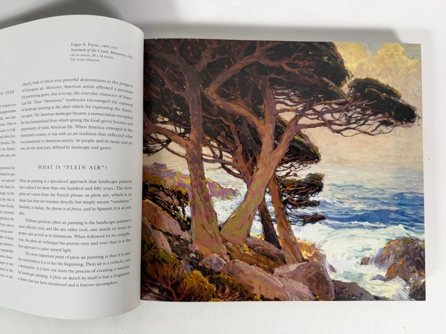 Hardcover Book California Light: A Century Of Landscapes - Paintings of the California Art Club Retails $50 With Wooden Levenger Adjustable Book Stand [Photo 9]