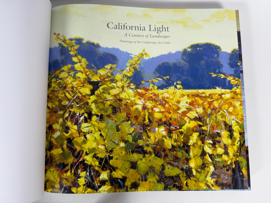 Hardcover Book California Light: A Century Of Landscapes - Paintings of the California Art Club Retails $50 With Wooden Levenger Adjustable Book Stand [Photo 5]