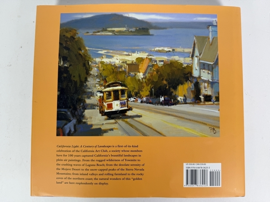 Hardcover Book California Light: A Century Of Landscapes - Paintings of the California Art Club Retails $50 With Wooden Levenger Adjustable Book Stand [Photo 12]
