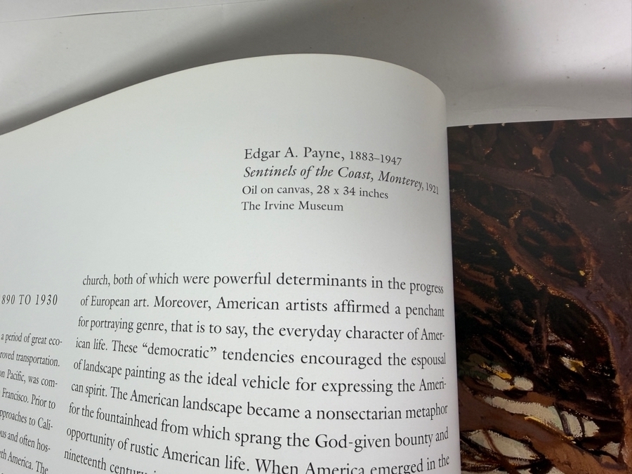Hardcover Book California Light: A Century Of Landscapes - Paintings of the California Art Club Retails $50 With Wooden Levenger Adjustable Book Stand [Photo 10]