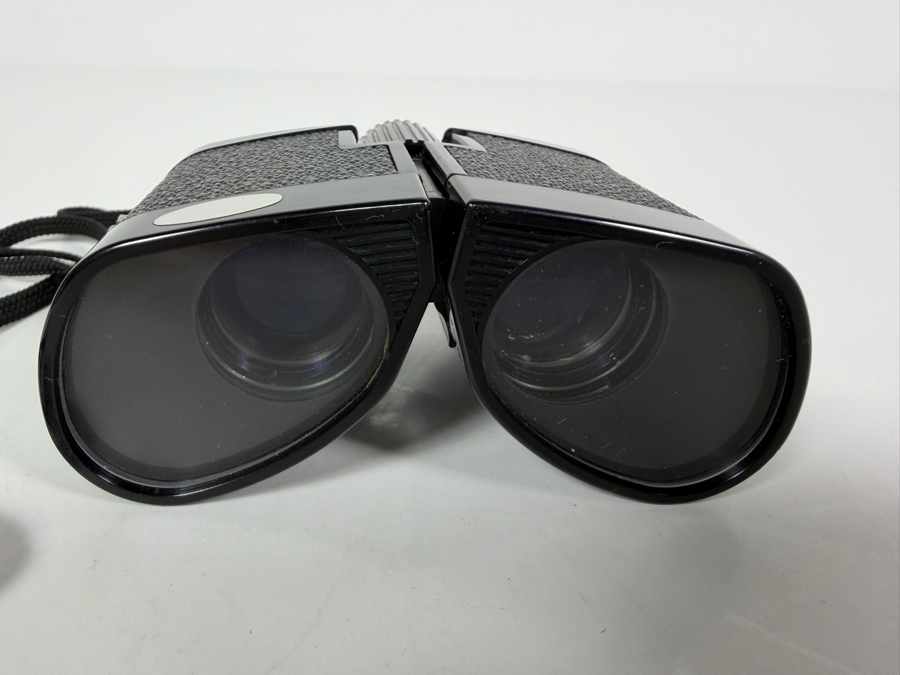 Vintage Bushnell Sportview Compact 7x21 Binoculars With Textured Black Grips And Neck Strap and Case [Photo 3]