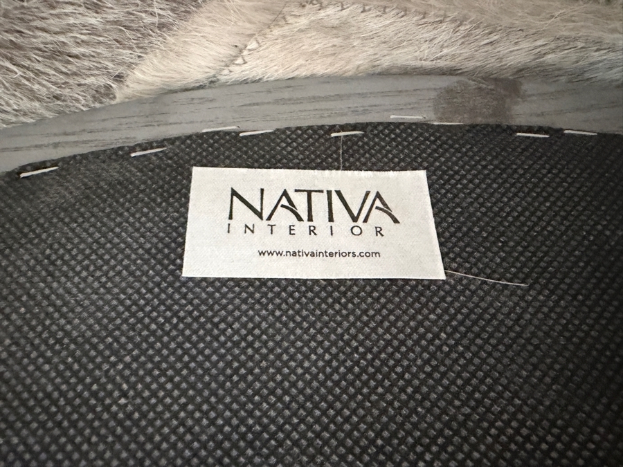 Nativa Interiors Custom Upholstered Dining Armchair In Edelman Iridescent Green Leather 22'W X 22'D X 32.5'H [Photo 6]