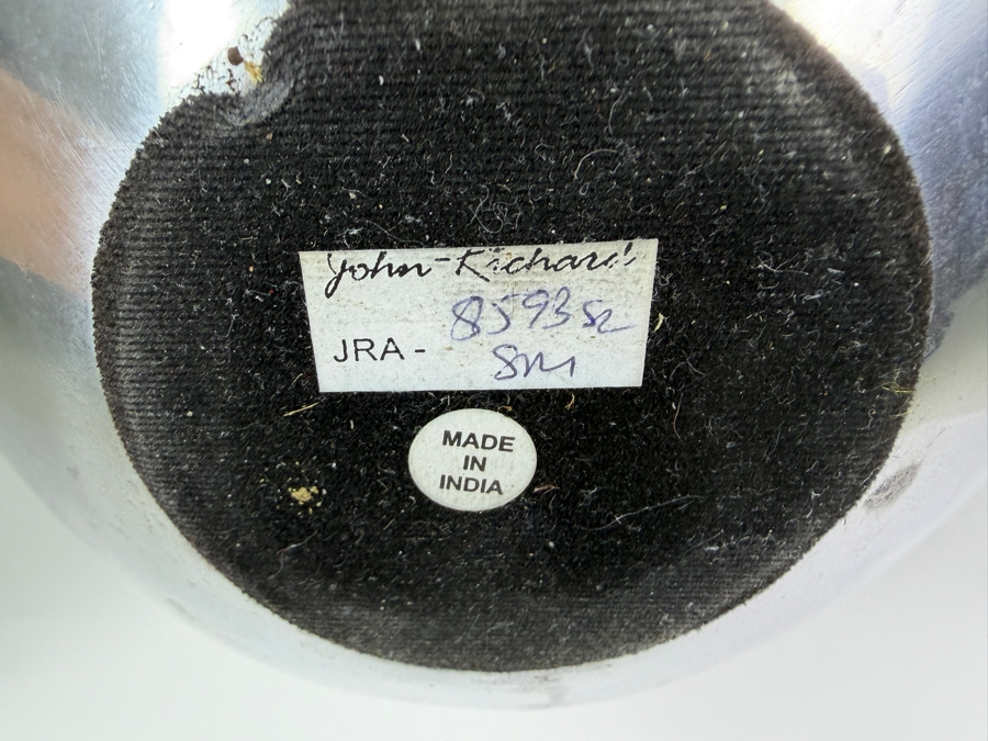Pair Of John-Richard Bowls Filled With Decorative Balls - Larger Bowl is 14W X 9.5H [Photo 7]