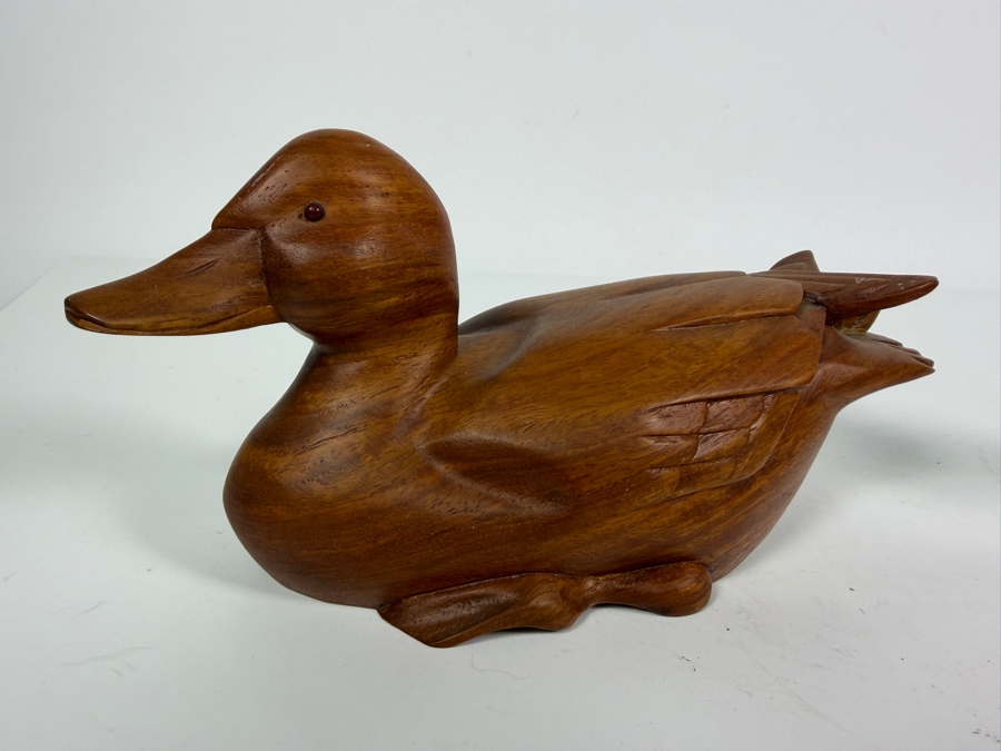Pair Of Carved Wooden Ducks 11'W [Photo 5]