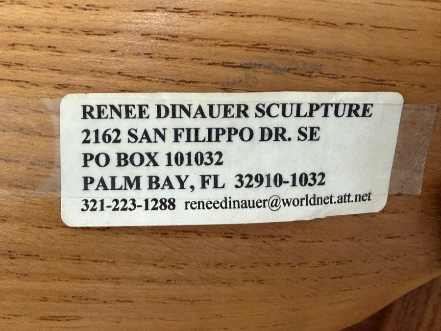 Just Added - Renee Dinauer Bentwood Wooden Wall Sculpture 95'L X 17'H X 7'D Retail $2,500 [Photo 7]