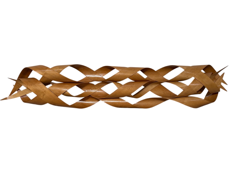 Just Added - Renee Dinauer Bentwood Wooden Wall Sculpture 95'L X 17'H X 7'D Retail $2,500 [Photo 2]