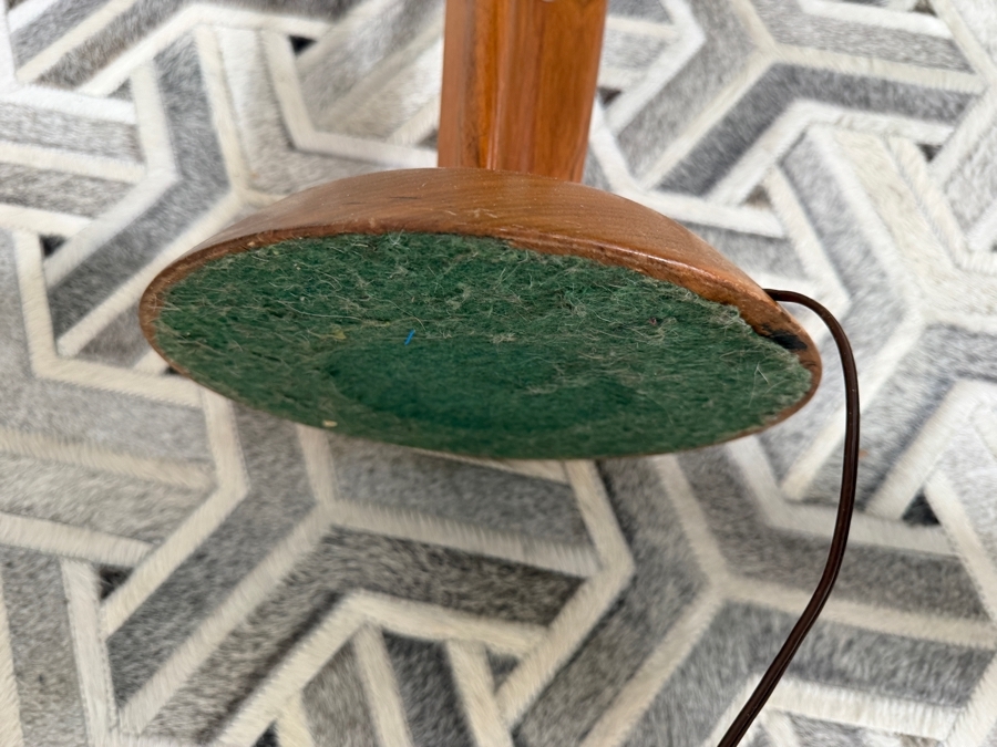 Just Added - Mid-Century Modern Adrian Pearsall Walnut Floor Lamp - Shade Is Damaged 57'H [Photo 9]