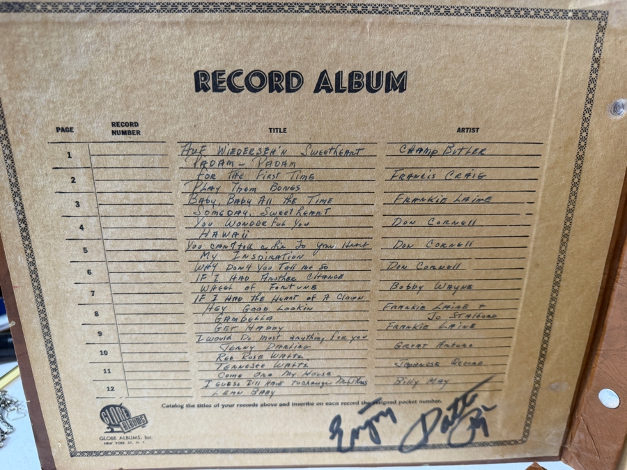 Just Added - Collection of American Singer and Actress Patti Page's (Best-Selling 1950s Female Artist) Personal Vinyl Records with 2 of the Record Albums Personally Signed by Patti Page - Acquired Directly From Patti Page's Stepdaughter With Rare Records [Photo 6]