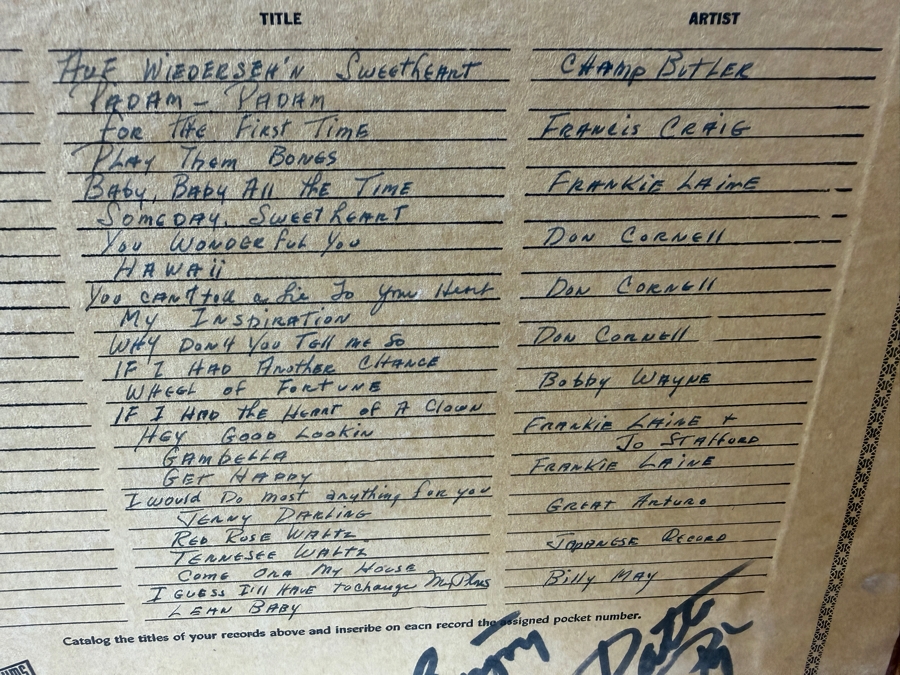Just Added - Collection of American Singer and Actress Patti Page's (Best-Selling 1950s Female Artist) Personal Vinyl Records with 2 of the Record Albums Personally Signed by Patti Page - Acquired Directly From Patti Page's Stepdaughter With Rare Records [Photo 7]