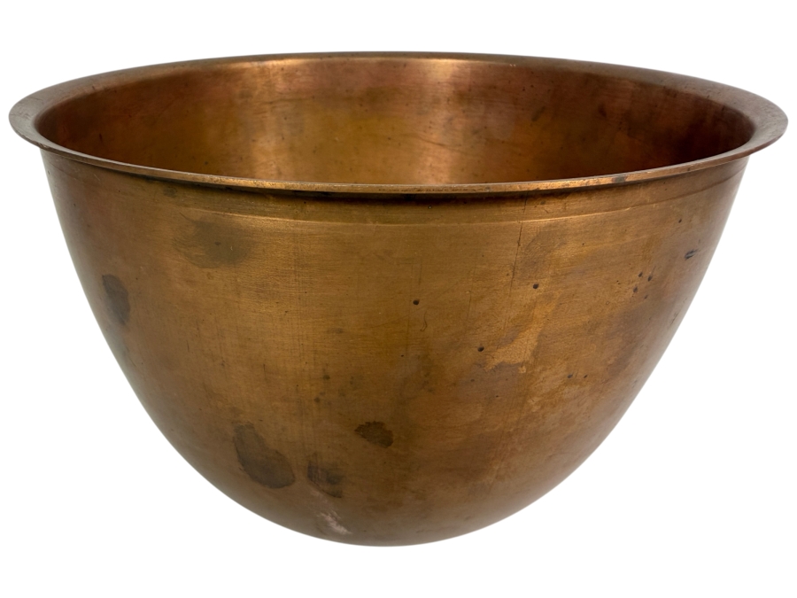 Just Added - Vintage Atlas Metal Spinning Co Copper Bowl 8.75W X 6.5H