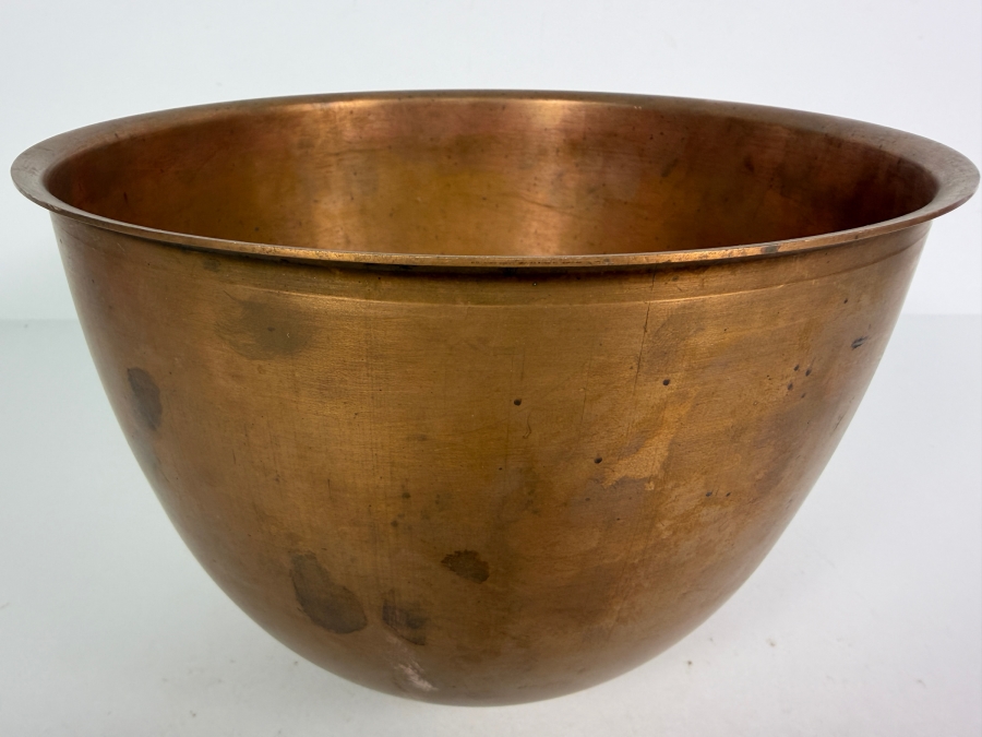 Just Added - Vintage Atlas Metal Spinning Co Copper Bowl 8.75W X 6.5H [Photo 2]