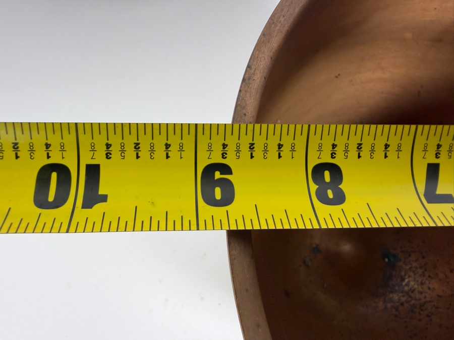 Just Added - Vintage Atlas Metal Spinning Co Copper Bowl 8.75W X 6.5H [Photo 8]