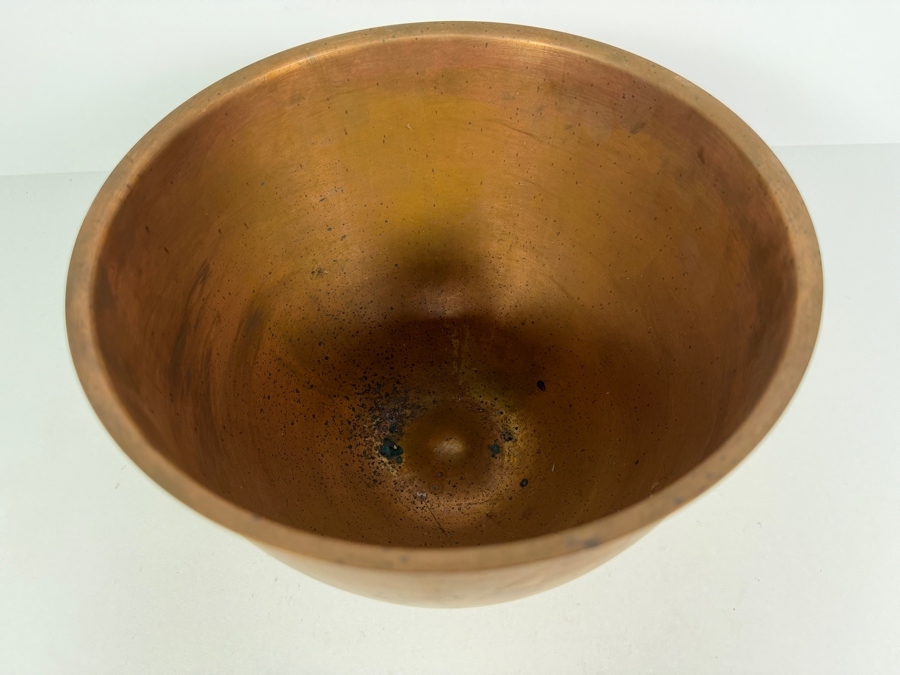 Just Added - Vintage Atlas Metal Spinning Co Copper Bowl 8.75W X 6.5H [Photo 4]