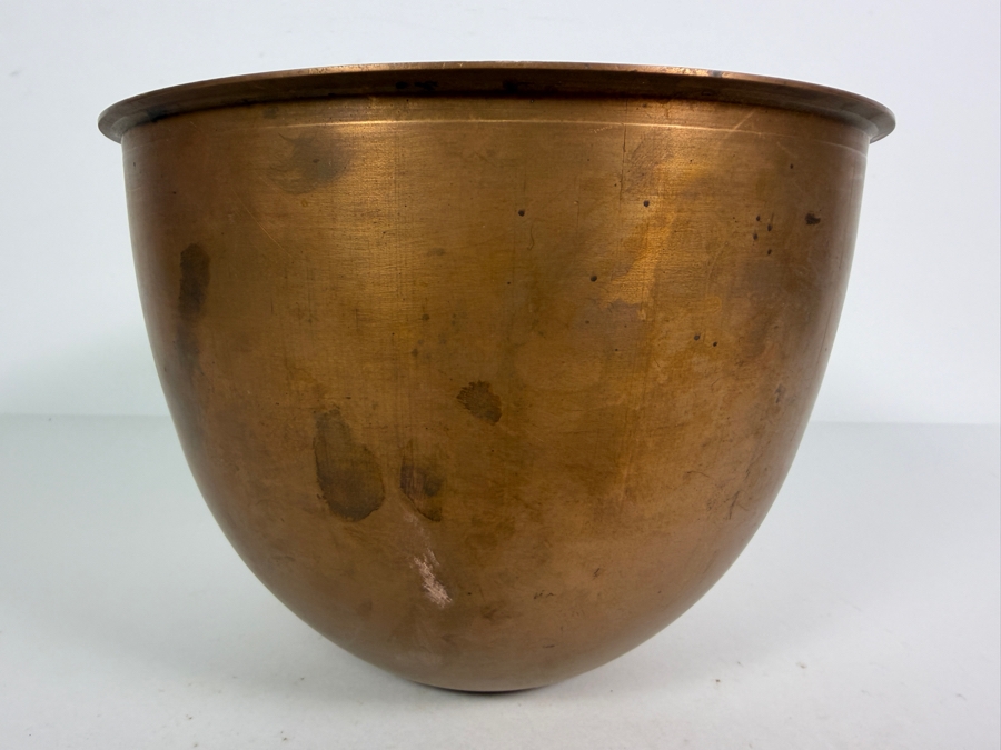 Just Added - Vintage Atlas Metal Spinning Co Copper Bowl 8.75W X 6.5H [Photo 5]