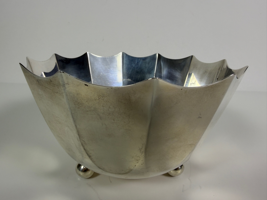 Just Added - Tiffany & Co. Sterling Silver Tri-foot Modernist Bowl 456.0g ($1,030 Melt Value) [Photo 5]