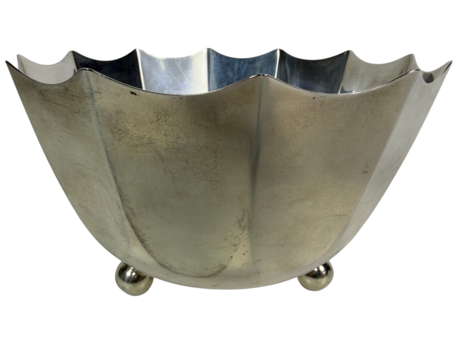 Just Added - Tiffany & Co. Sterling Silver Tri-foot Modernist Bowl 456.0g ($1,030 Melt Value) [Photo 2]